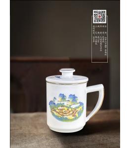 《金山万疆》带漏茶杯