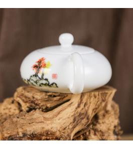 《山水闲适》扁壶