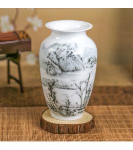 《西山秋色》藕瓶